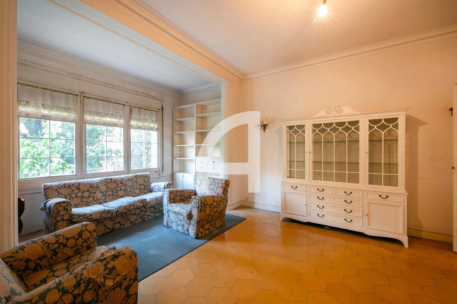 Living room of Flat for sale in  Barcelona Capital  with Heating, Terrace and Balcony