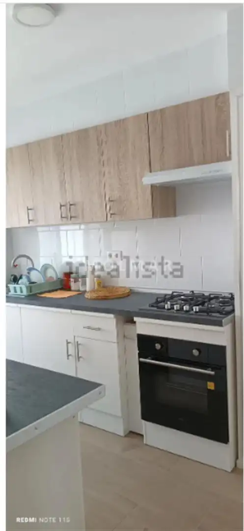 Kitchen of Flat for sale in Algemesí  with Air Conditioner, Terrace and Furnished