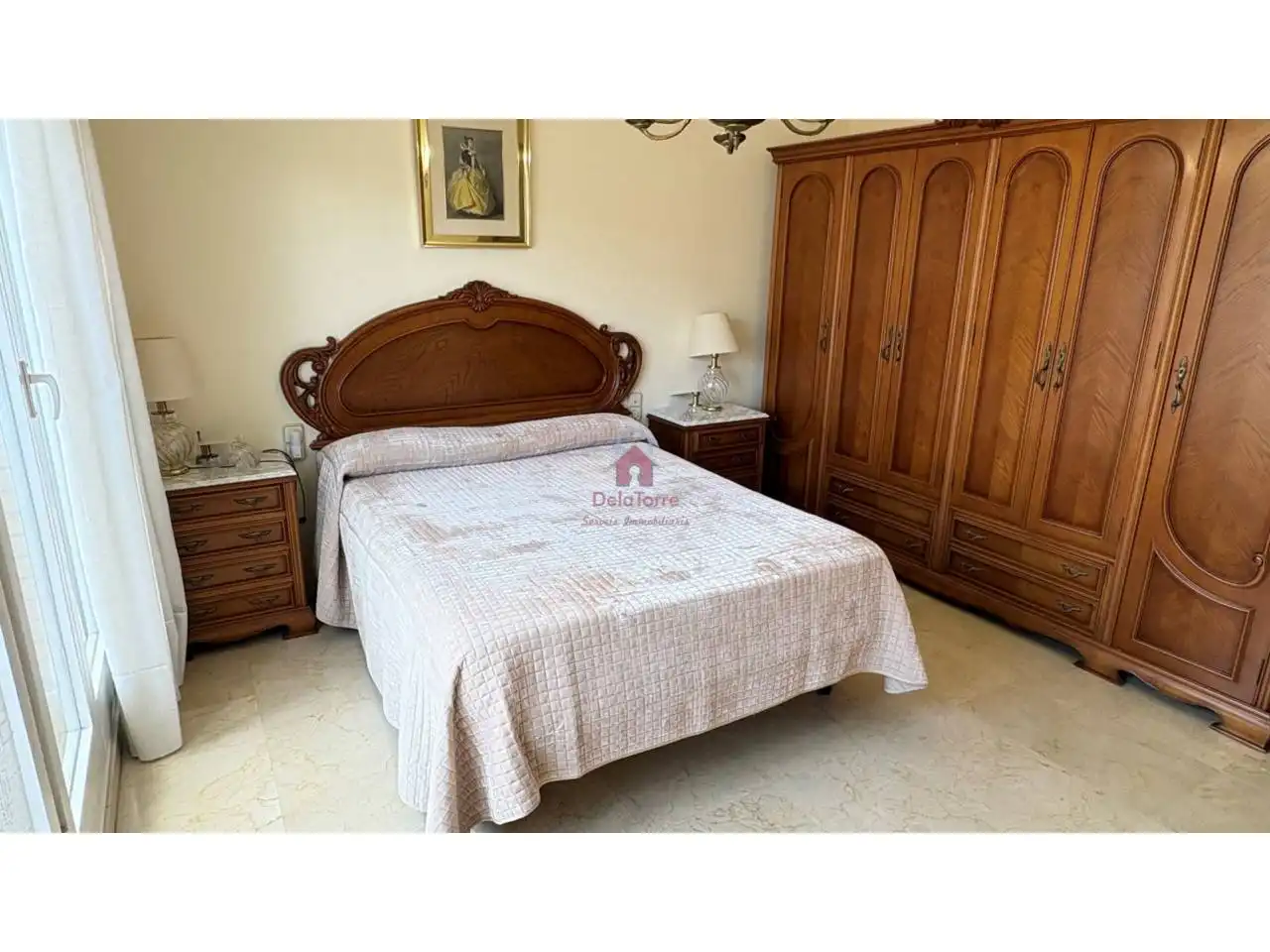 Schlafzimmer von Wohnung zum Verkauf in Terrassa mit Klimaanlage, Heizung und Balkon