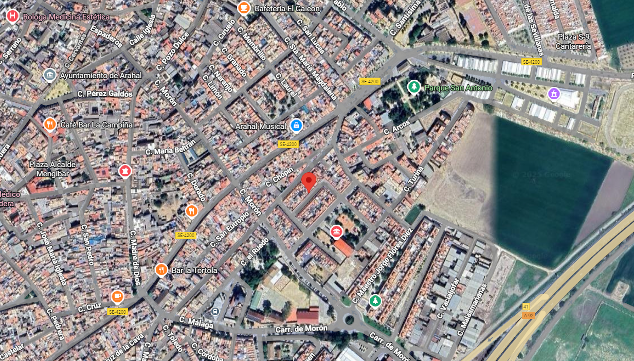 Vista exterior de Piso en venta en Arahal