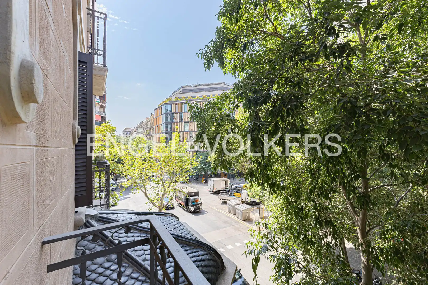 Terrace of Flat for rent in Barcelona  with Air Conditioner, Heating and Parquet flooring