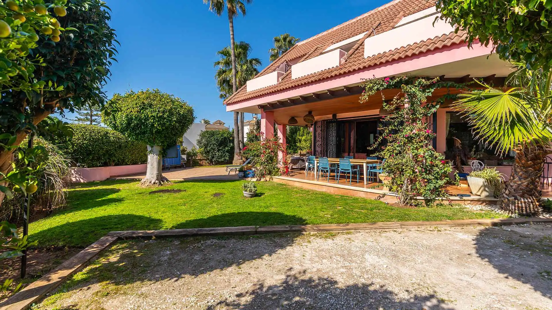 Garden of Houses for sale in Marbella  with Air Conditioner, Private garden and Terrace