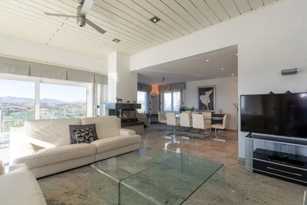 Living room of Houses for sale in Moraira  with Private garden and Swimming Pool