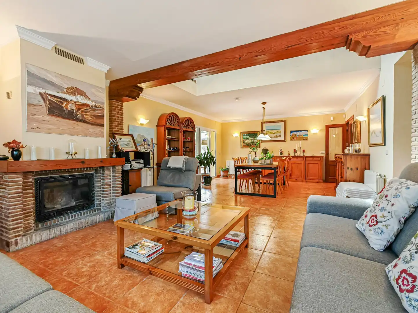 Living room of Houses for sale in Dénia  with Air Conditioner, Heating and Private garden