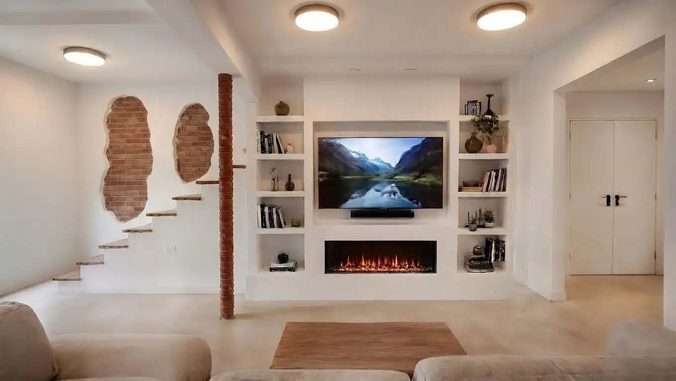 Wohnzimmer von Einfamilien-Reihenhaus zum Verkauf in  Barcelona Capital mit Heizung und Abstellraum