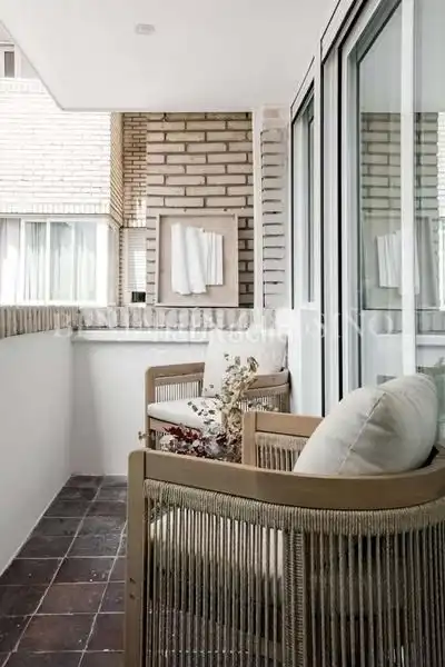 Bedroom of Flat for sale in Madrid  with Terrace and Furnished