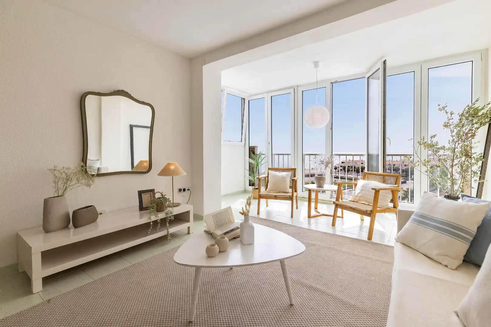 Sala de estar de Apartamento en venta en Valencia con Jardín privado y Piscina comunitaria