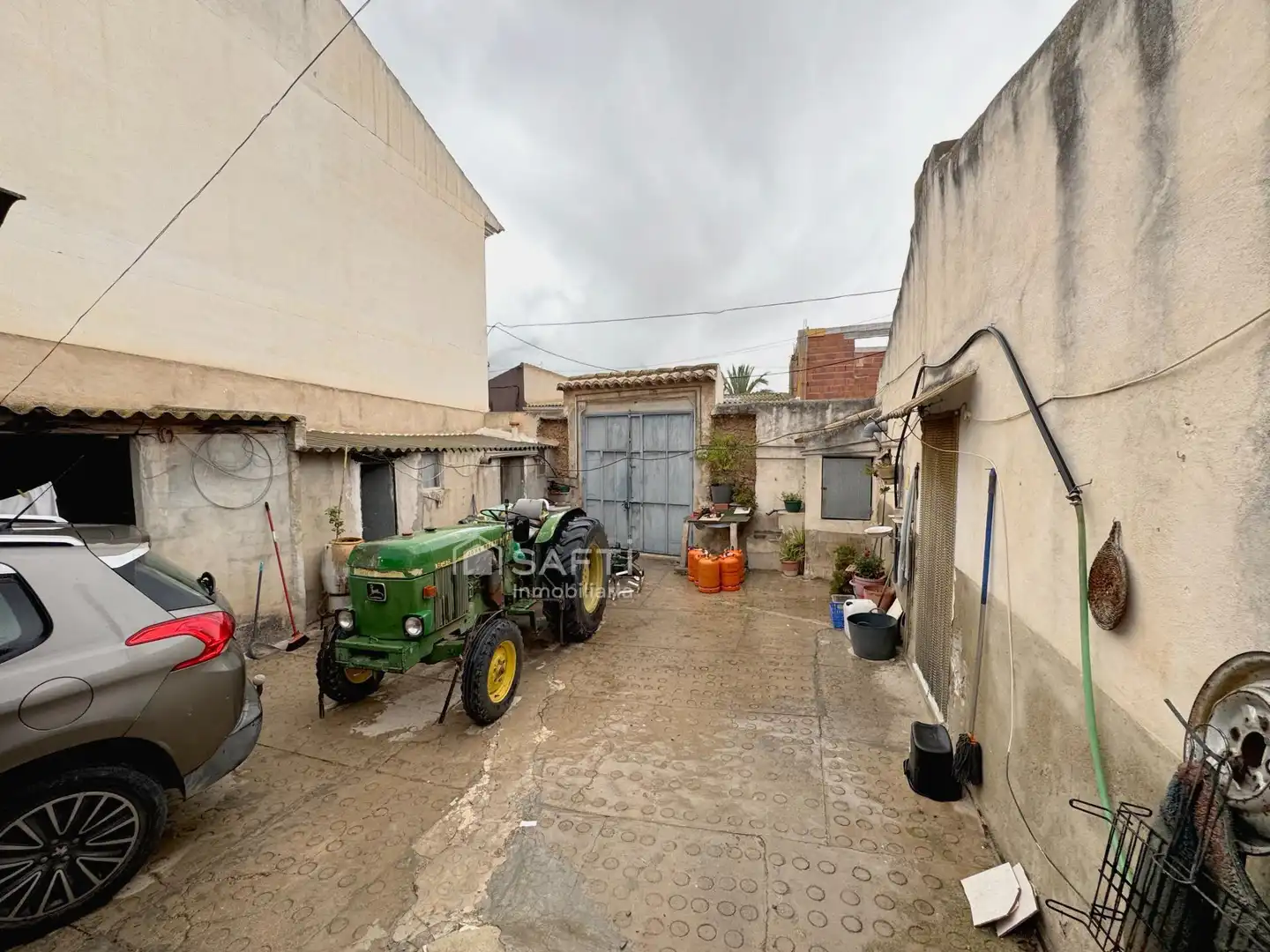 Vista exterior de Casa adosada en venta en Algueña con Terraza
