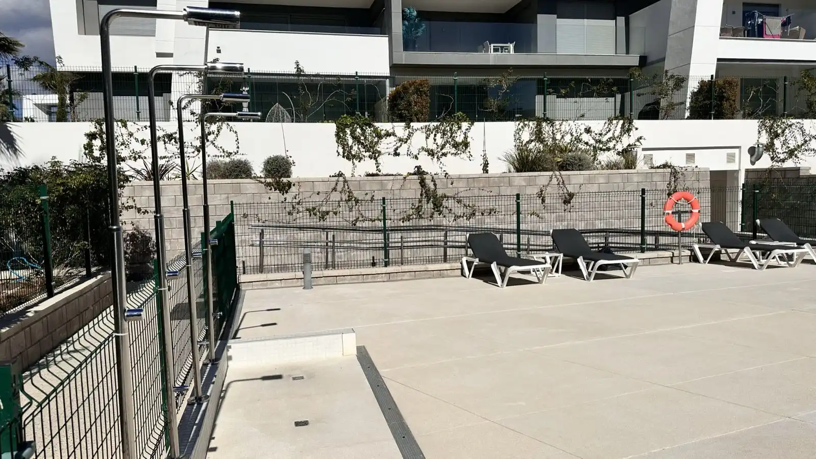 Terraza de Piso de alquiler en Estepona con Aire acondicionado, Terraza y Amueblado