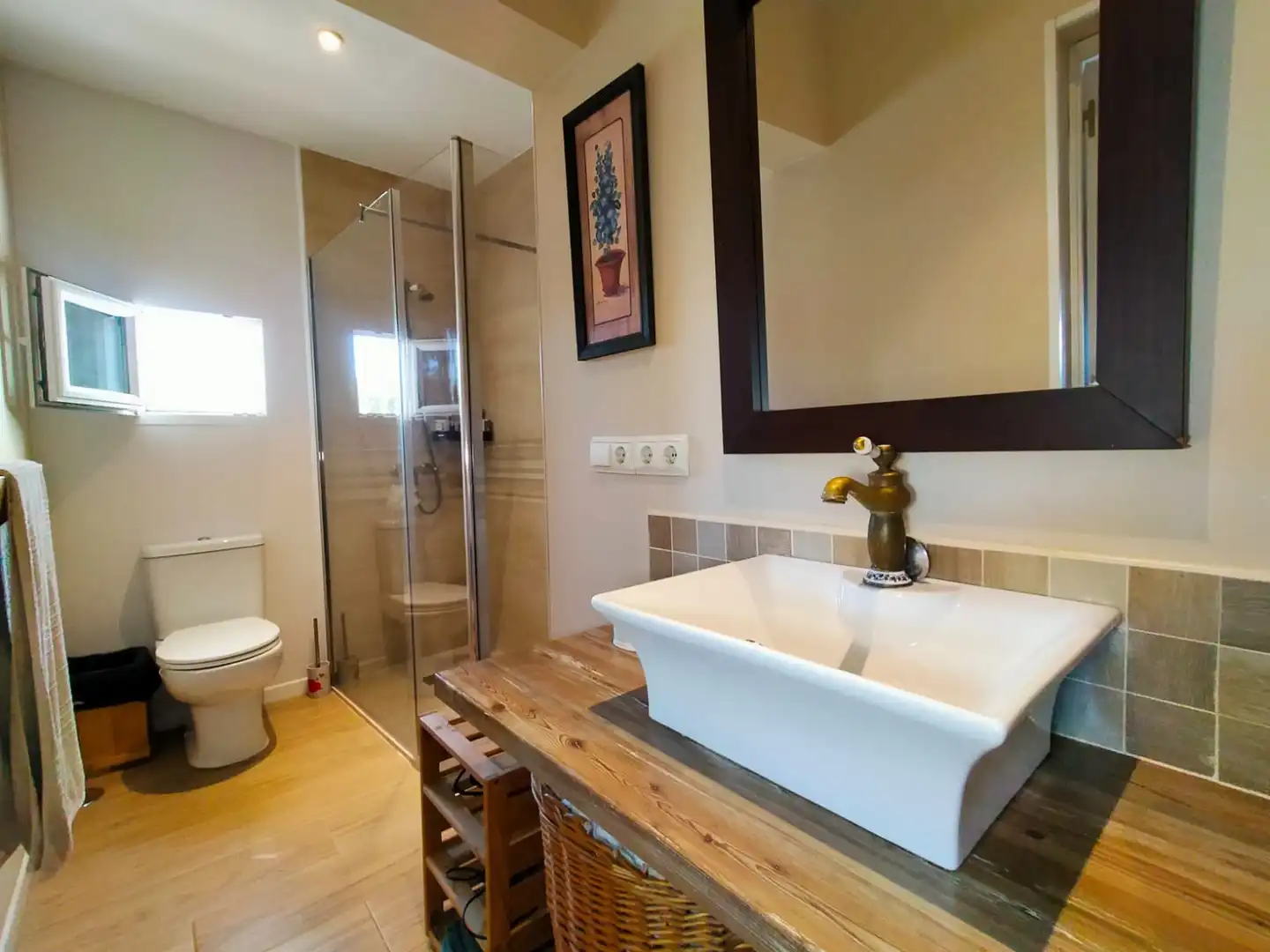 Bany de Casa o xalet en venda en El Puerto de Santa María amb Aire condicionat, Jardí privat i Terrassa