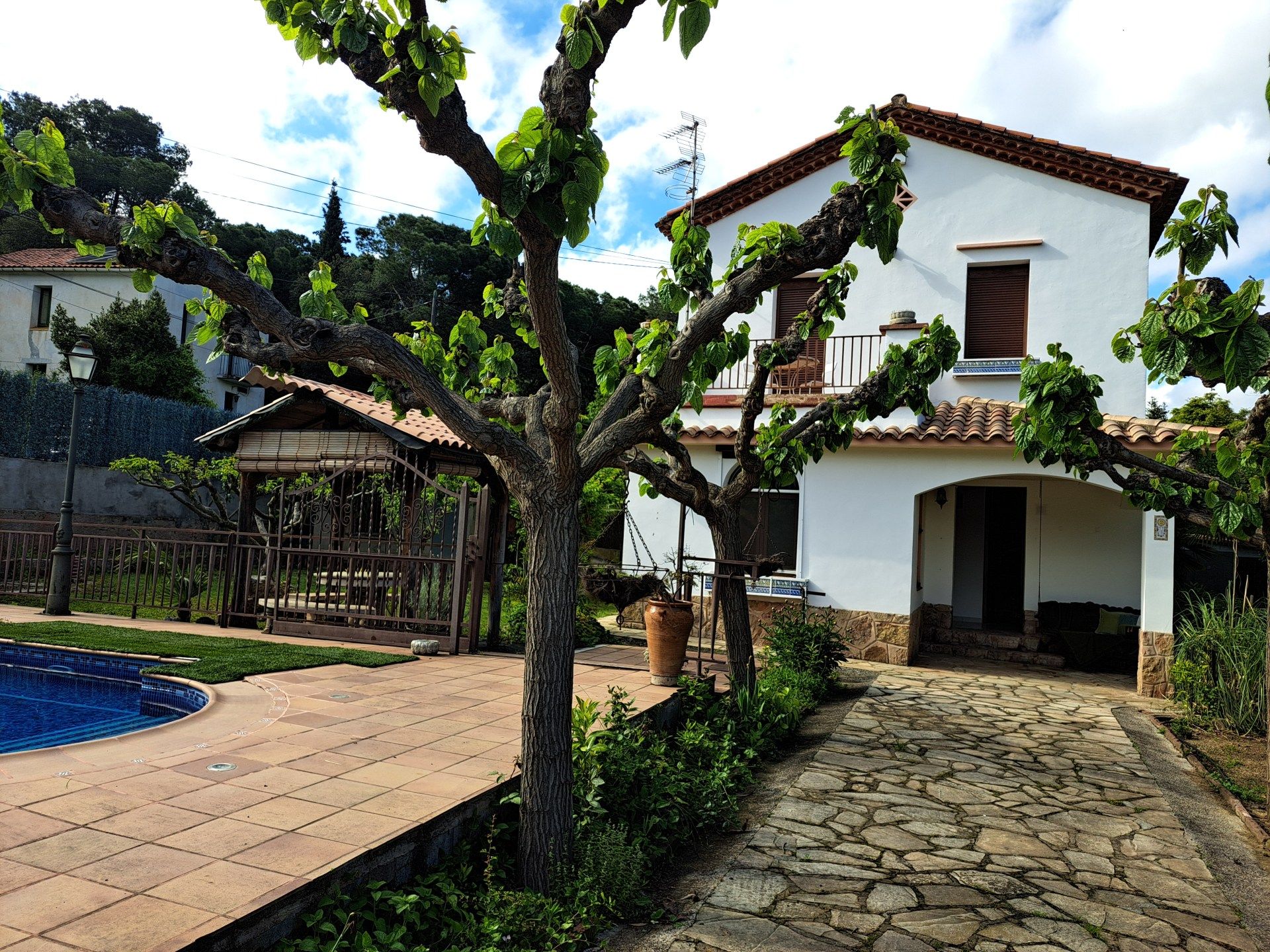 Jardí de Casa o xalet en venda en Sant Martí de Centelles amb Calefacció, Terrassa i Traster