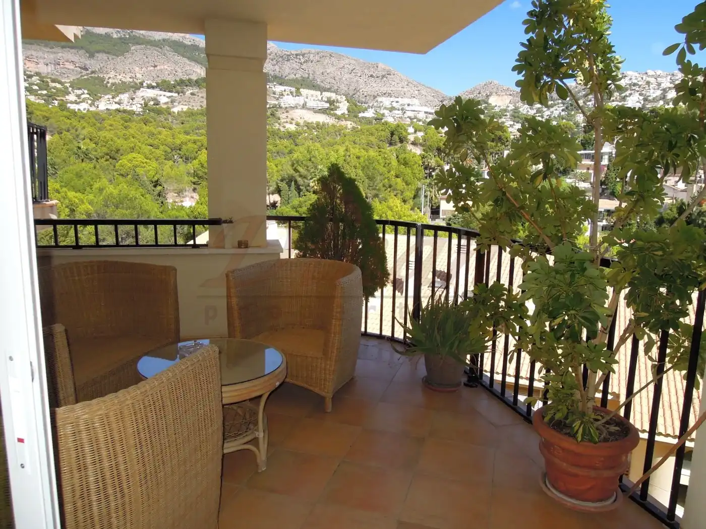 Terraza de Apartamento de alquiler en Altea con Aire acondicionado, Calefacción y Terraza