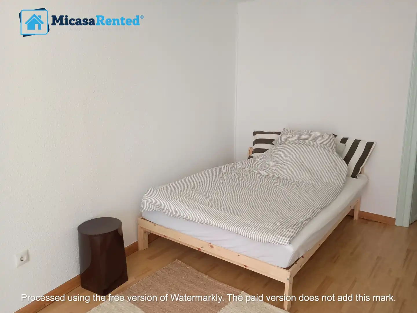 Schlafzimmer von Wohnung zur Miete in Santander mit Heizung, Abstellraum und Möbliert