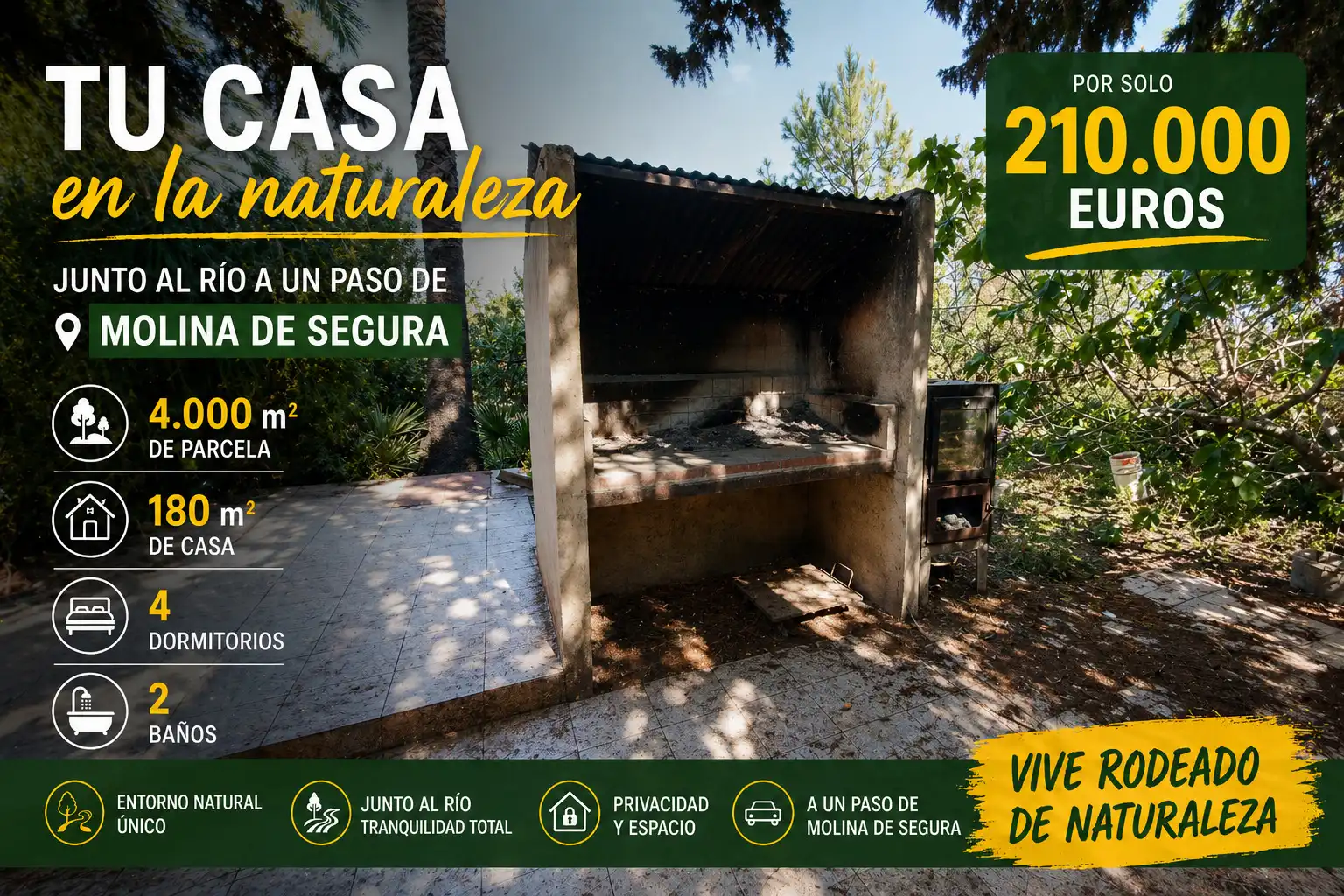 Garden of Houses for sale in Molina de Segura