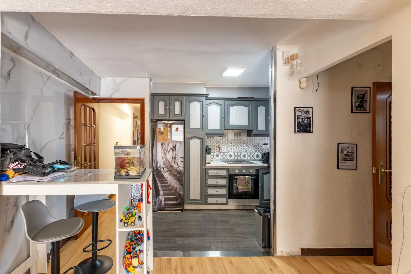 Cocina de Apartamento en venta en San Ramón - Monte de Piedad 