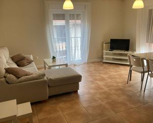 Living room of Flat for sale in Olmedo  with Heating, Terrace and Furnished