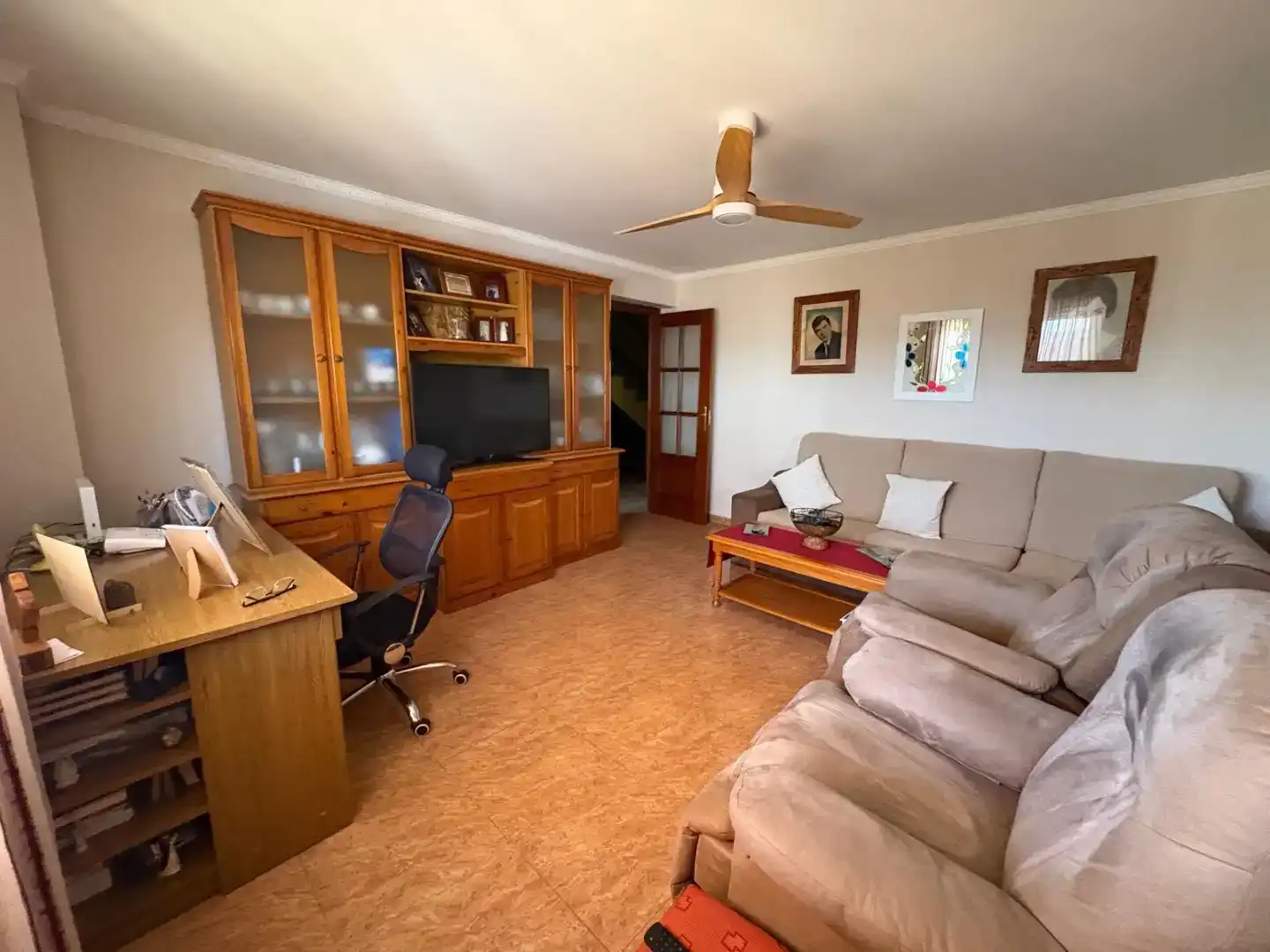 Sala d'estar de Pis en venda en Carboneros amb Aire condicionat, Jardí privat i Balcó