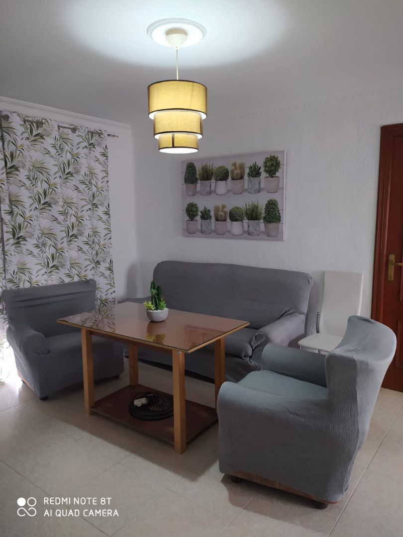 Living room of Flat to rent in  Huelva Capital  with Furnished, Washing machine and Microwave