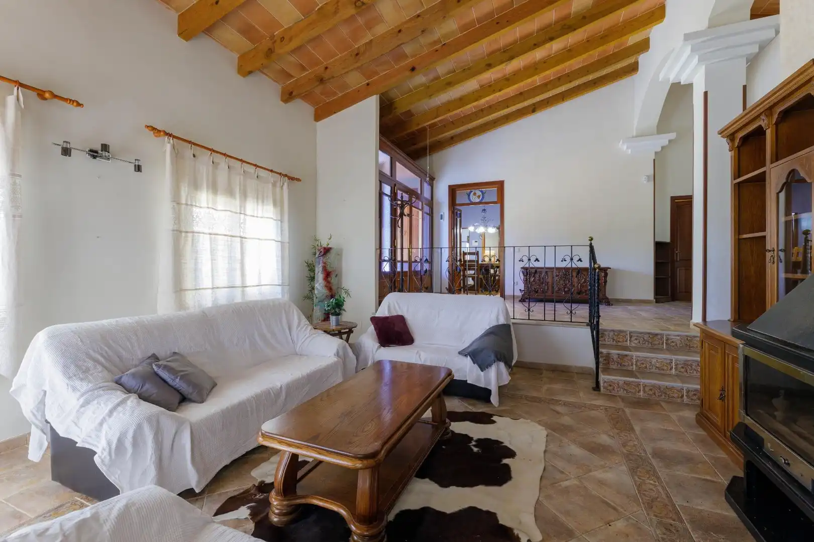 Wohnzimmer von Haus oder Chalet zum Verkauf in Manacor mit Klimaanlage, Privatgarten und Terrasse