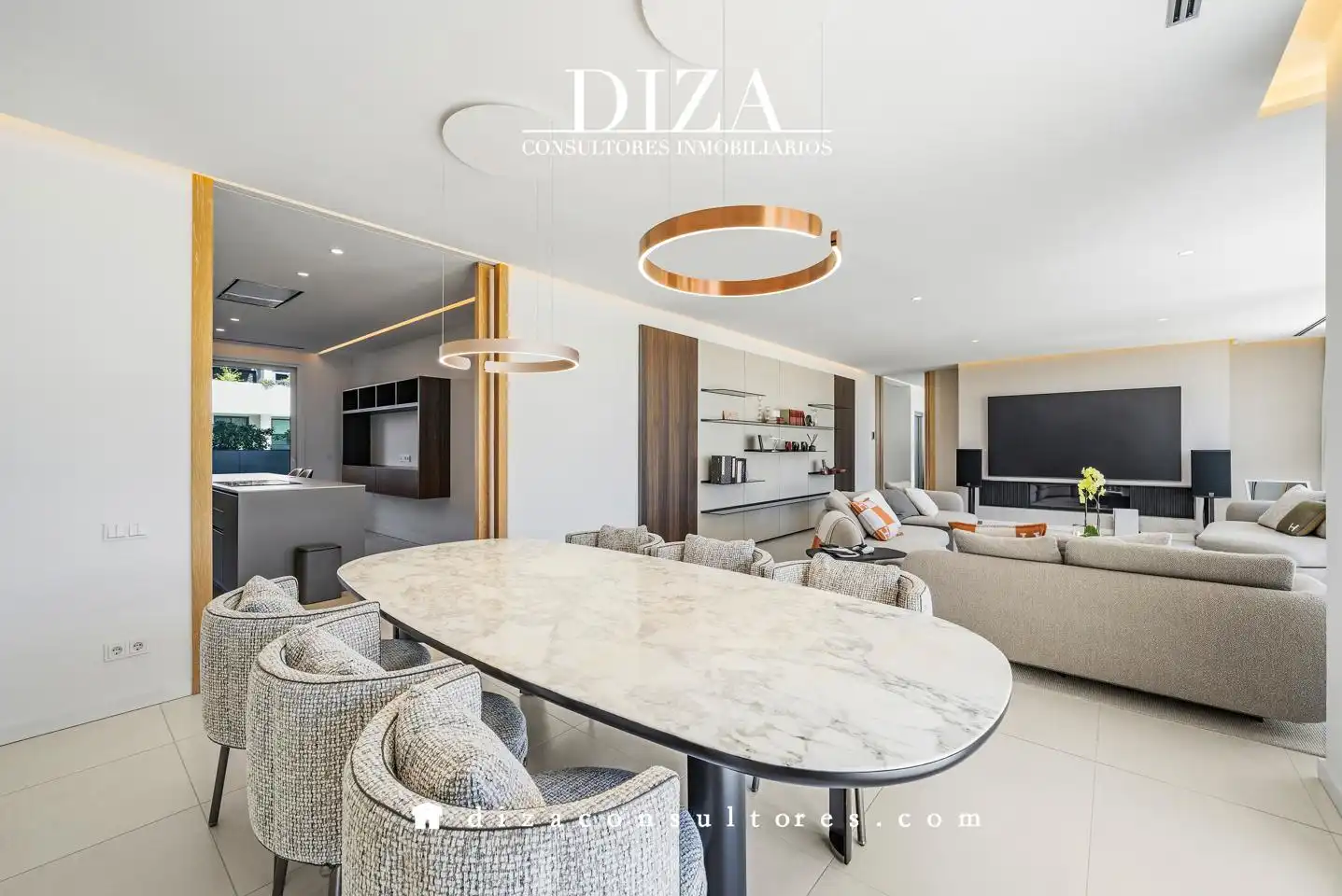 Dining room of Duplexes for sale in Pozuelo de Alarcón  with Air Conditioner, Heating and Private garden