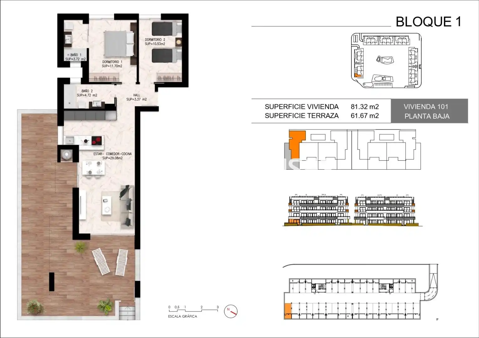 Planta baja en venta en Torrevieja con Aire acondicionado, Terraza y Trastero