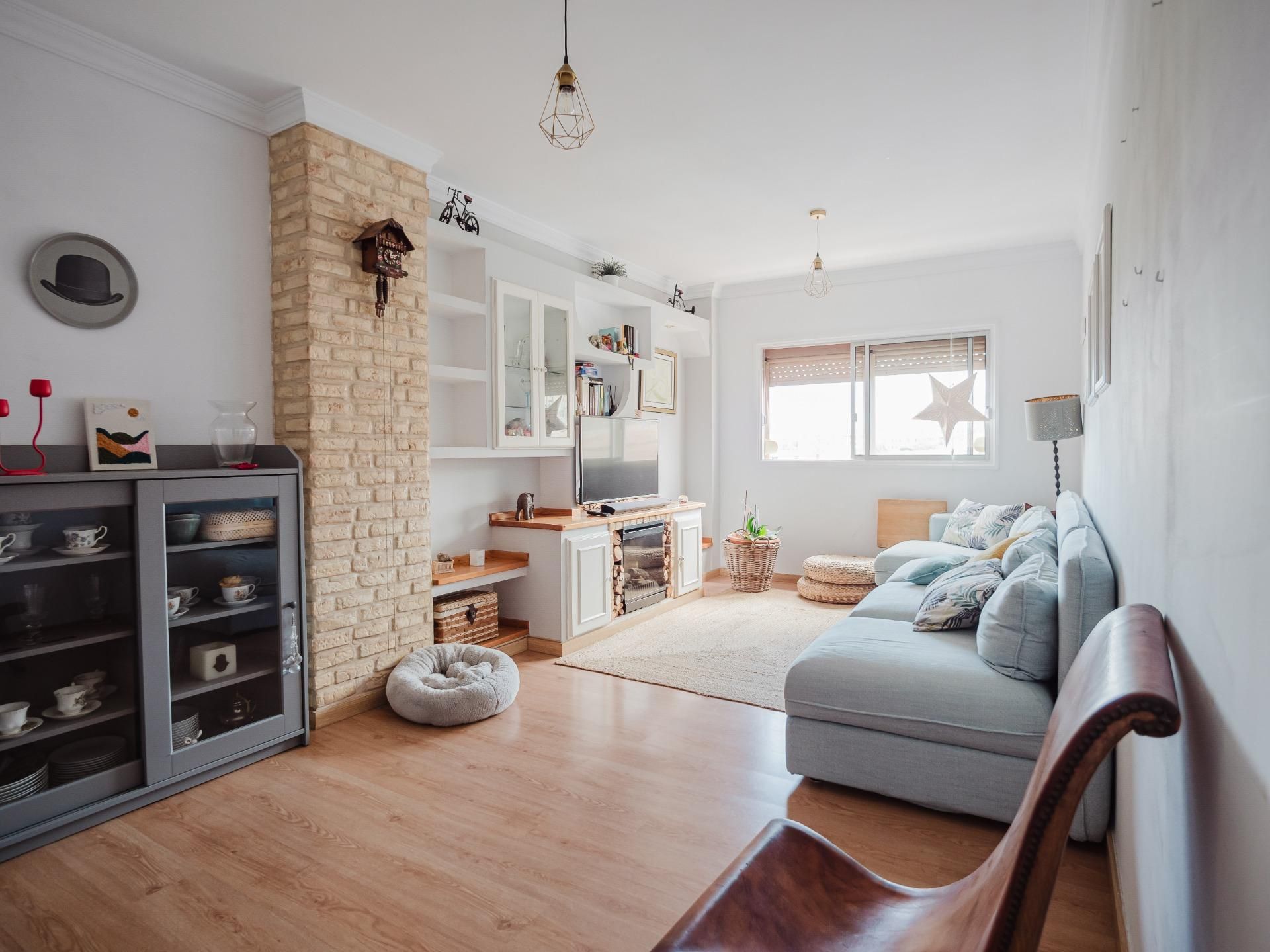 Sala de estar de Piso en venta en Las Palmas de Gran Canaria