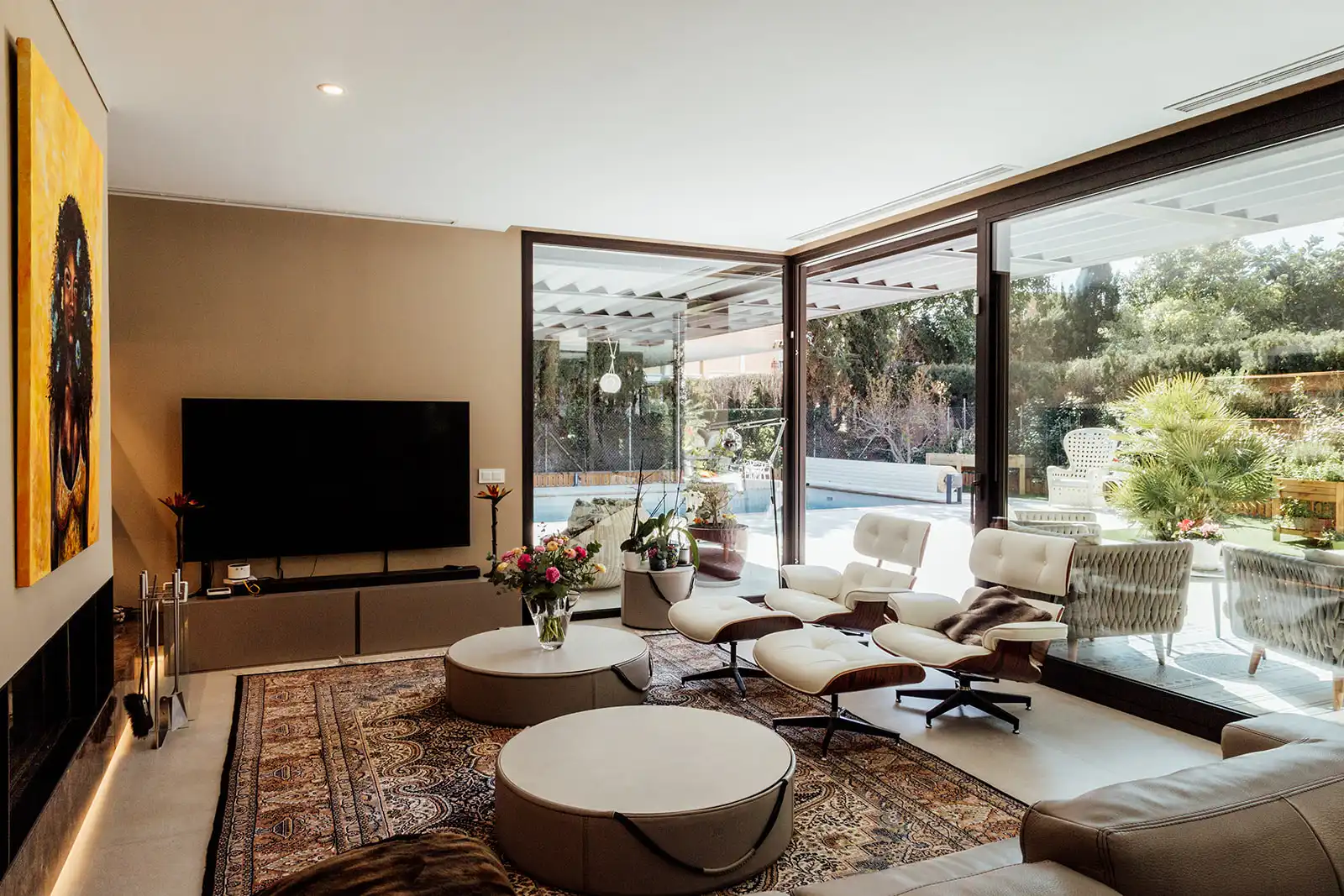 Sala de estar de Casa o chalet en venta en Alicante / Alacant con Aire acondicionado, Calefacción y Jardín privado