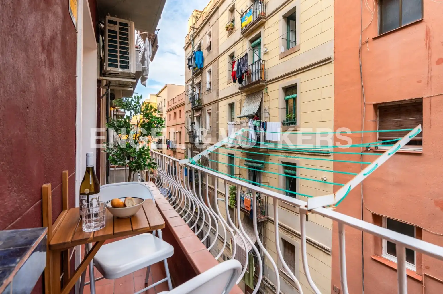 Terrasse von Wohnung zur Miete in Barcelona mit Klimaanlage, Heizung und Parkett
