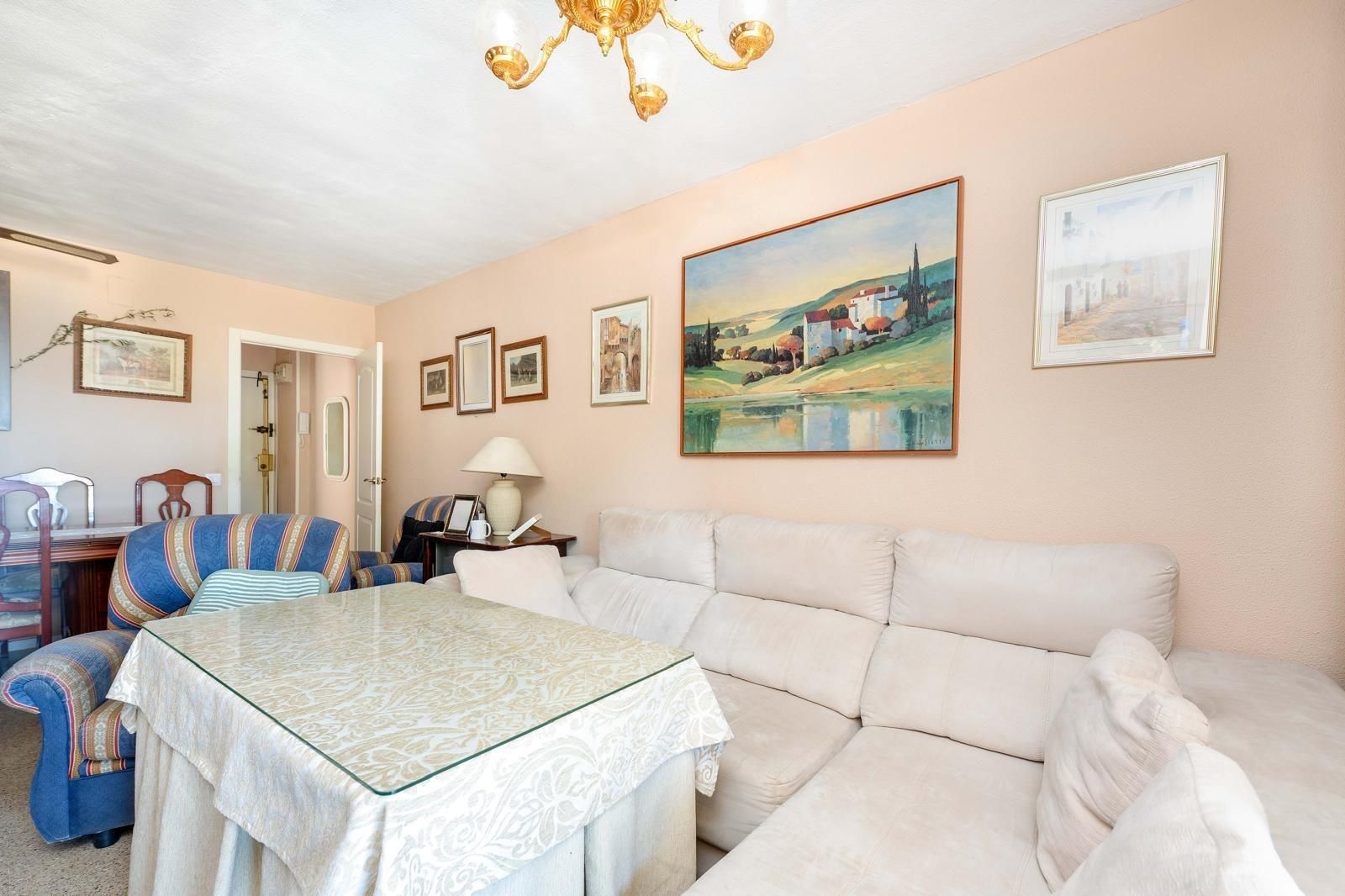 Dining room of Flat for sale in  Sevilla Capital  with Air Conditioner, Heating and Balcony