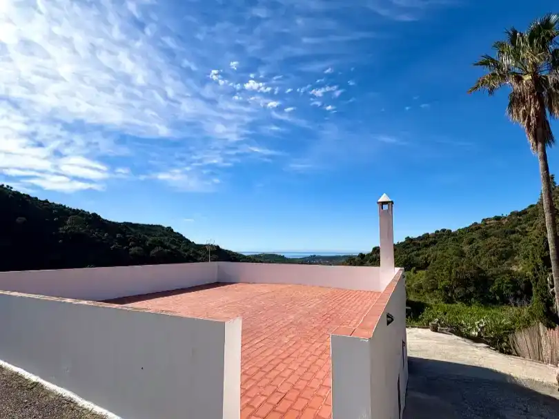 Terraza de Finca rústica en venta en Altos de Estepona