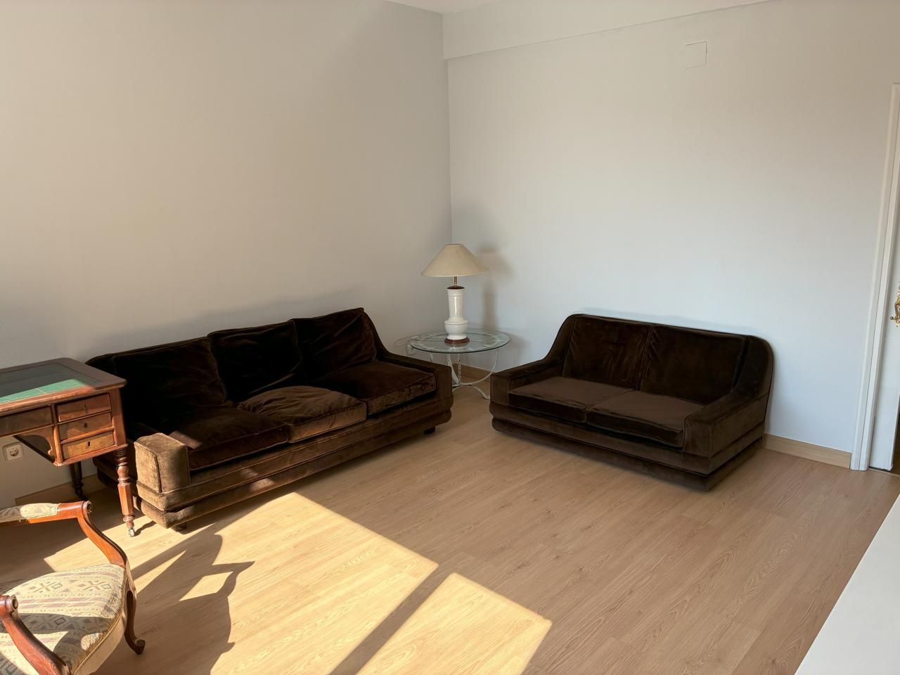 Living room of Flat to rent in  Madrid Capital  with Heating and Parquet flooring