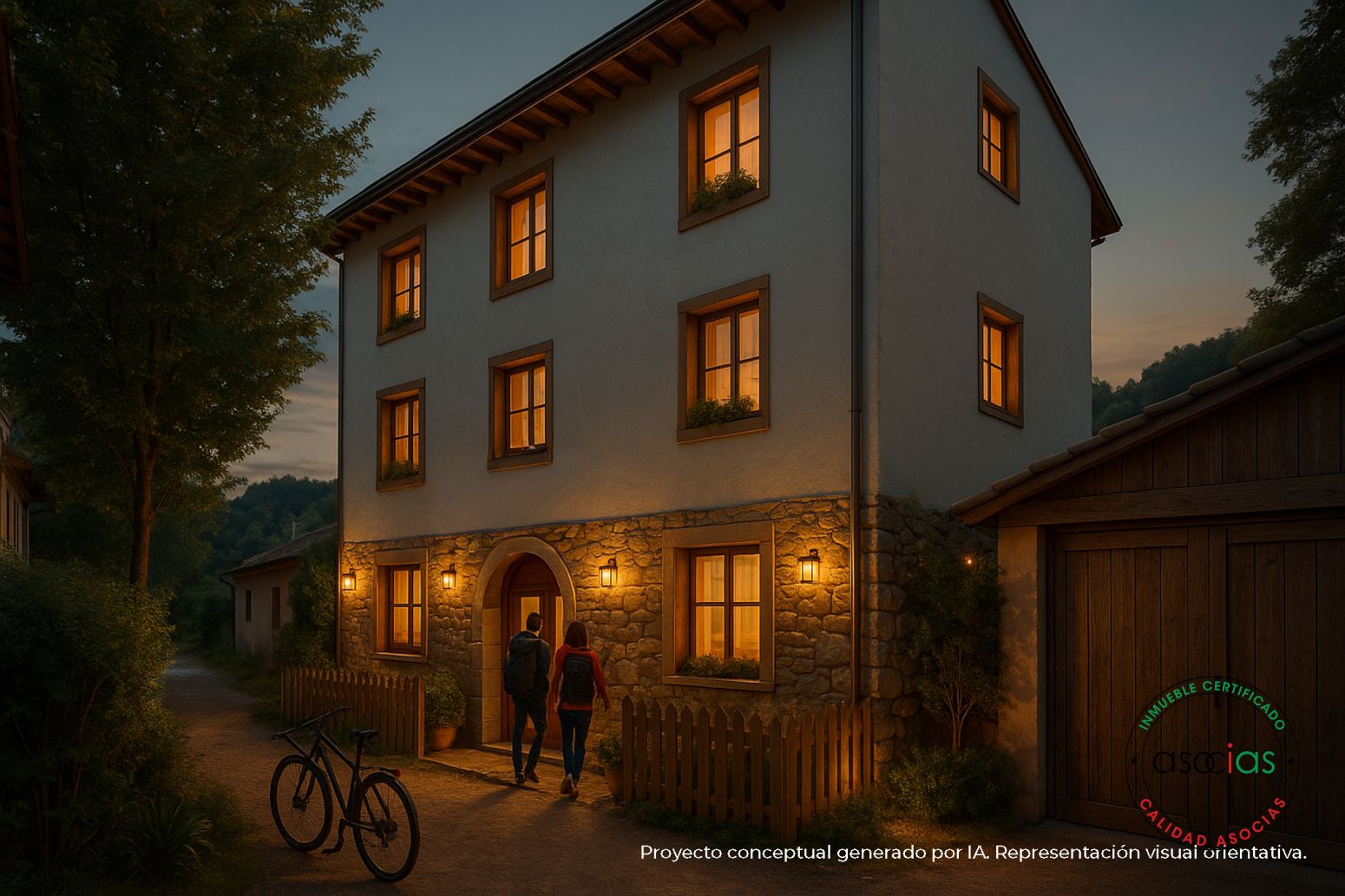 Vista exterior de Edifici en venda en Oviedo 