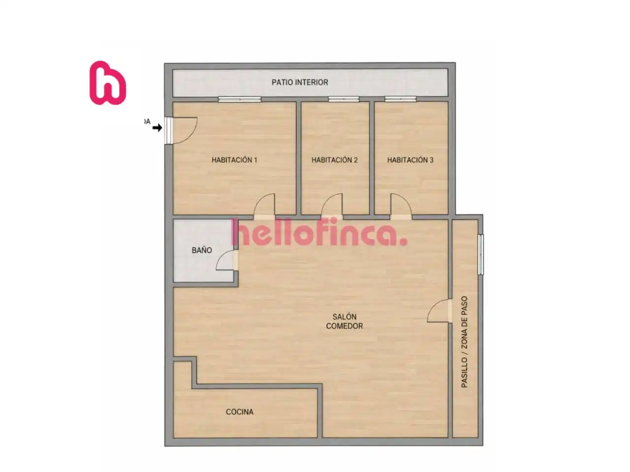 Piso en venta en Barcelona con Calefacción, Parquet y Terraza