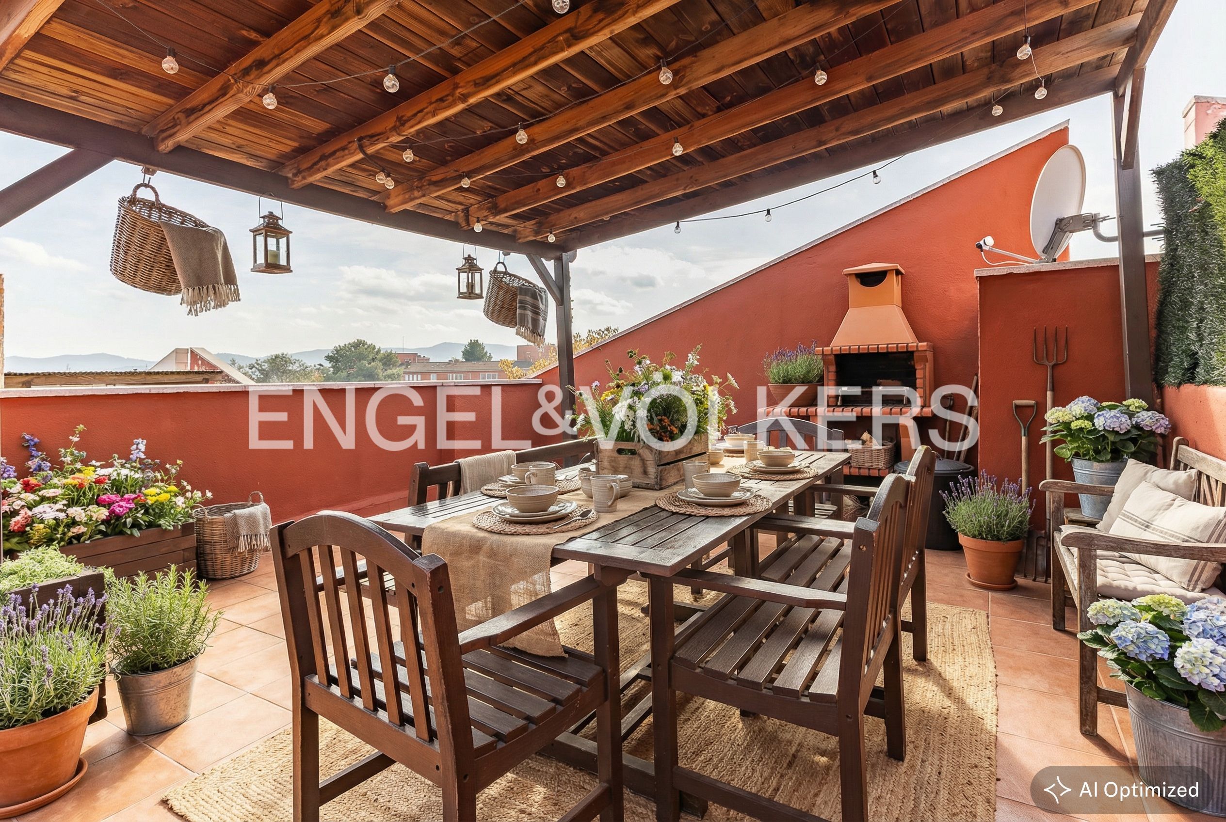Terrace of Attic for sale in Cerdanyola del Vallès  with Air Conditioner, Heating and Private garden