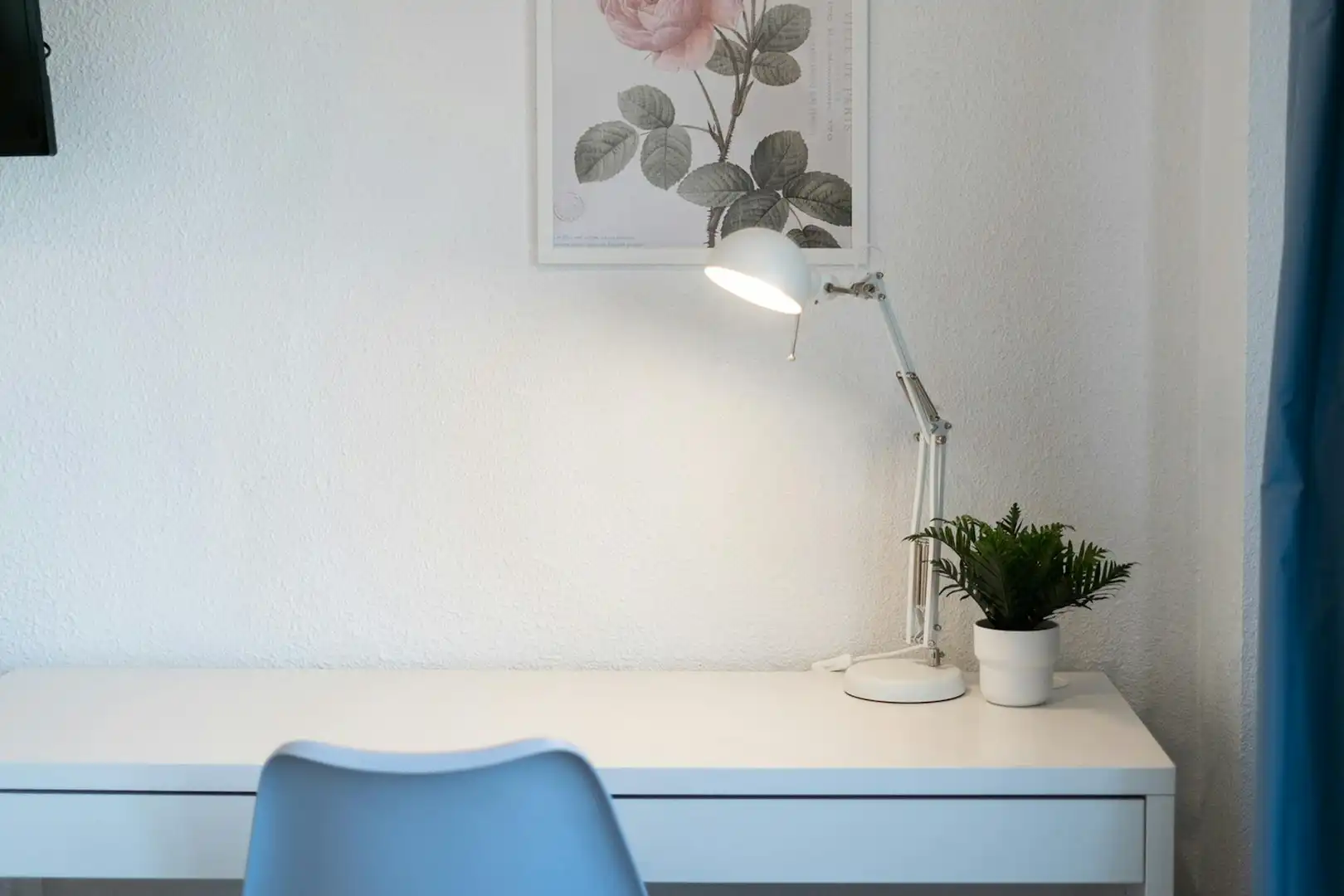 Schlafzimmer von Wohnung zur untervermieten in Valencia mit Möbliert, Waschmaschine und Internet