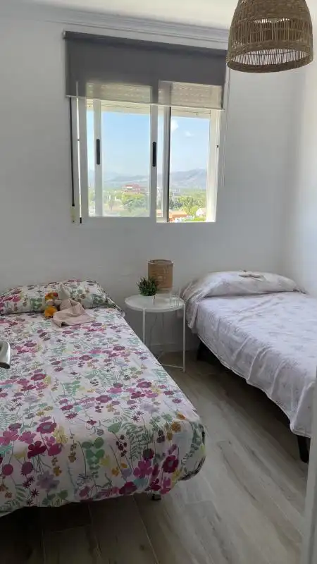 Schlafzimmer von Wohnung zur Miete in Canet d'En Berenguer mit Klimaanlage, Heizung und Privatgarten