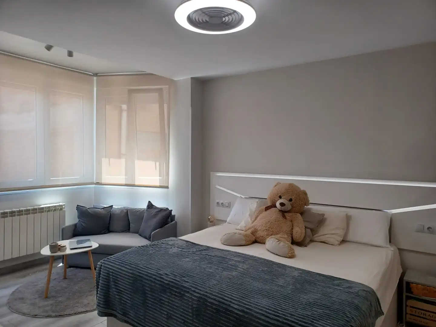 Schlafzimmer von Wohnung zum Verkauf in Madrid mit Klimaanlage, Heizung und Möbliert
