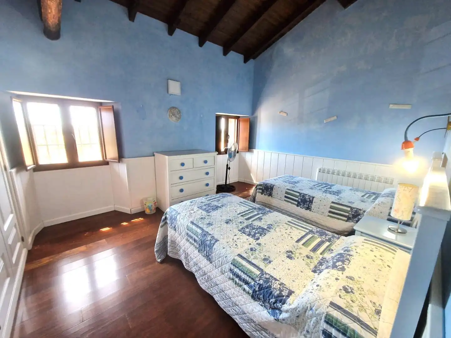 Bedroom of Houses for sale in Oliva de Plasencia  with Air Conditioner, Heating and Private garden