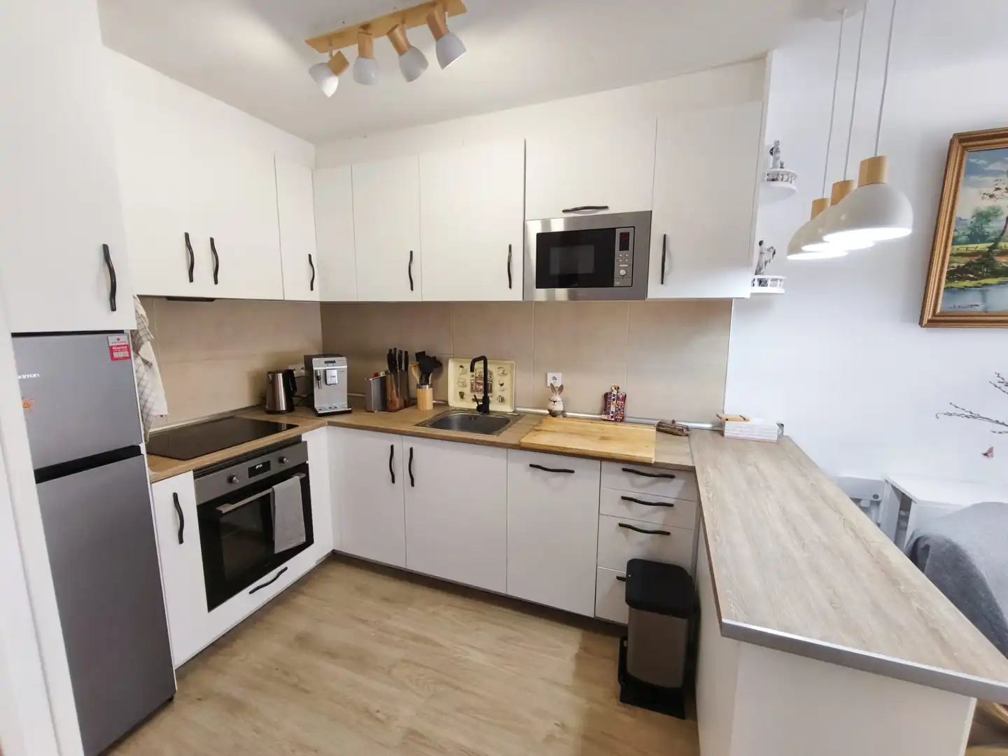 Cocina de Apartamento en venta en Cambrils con Aire acondicionado, Parquet y Terraza