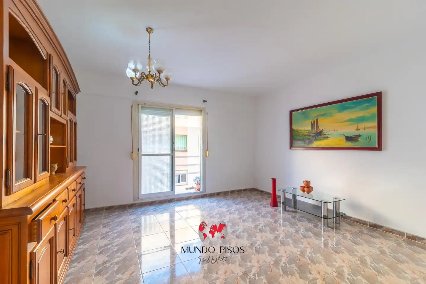 Sala de estar de Piso en venta en  Palma de Mallorca con Balcón