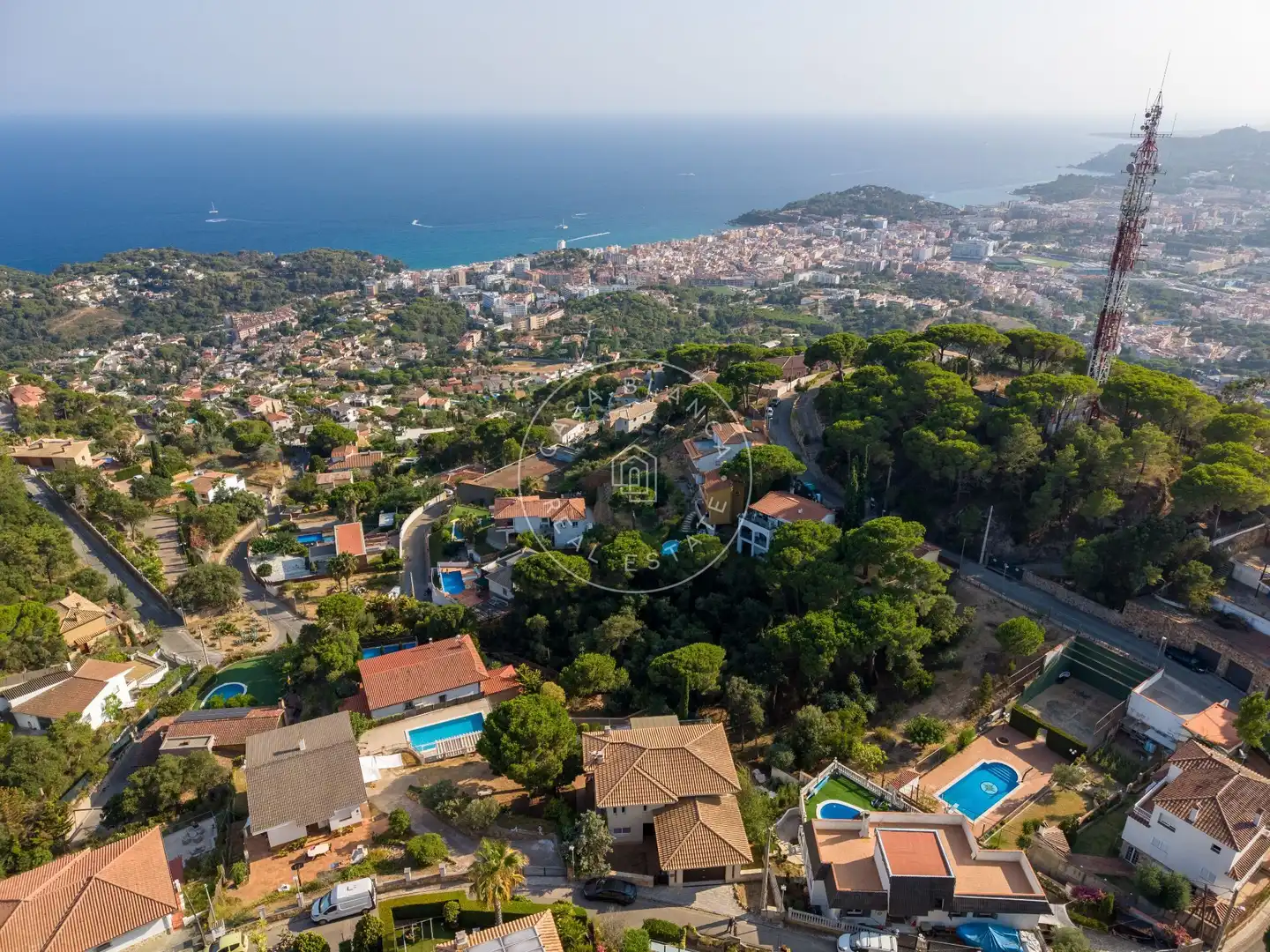 Vista exterior de Casa o chalet en venta en Lloret de Mar con Aire acondicionado, Calefacción y Jardín privado