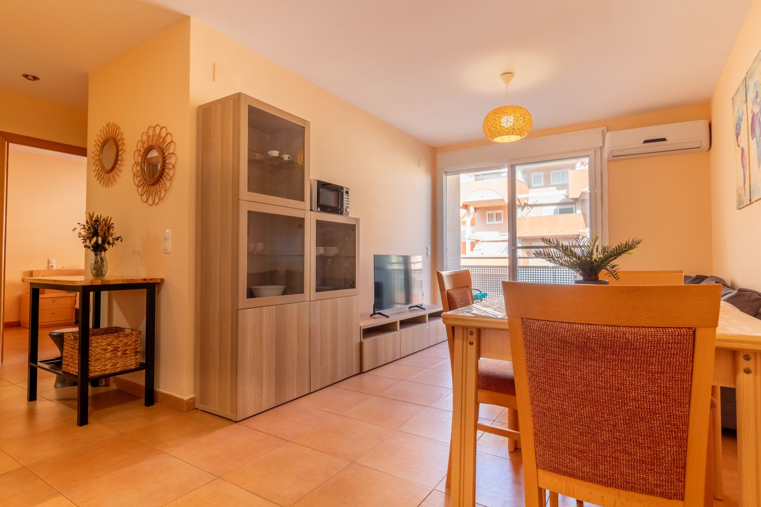 Living room of Flat for sale in Canet d'En Berenguer  with Air Conditioner, Private garden and Terrace