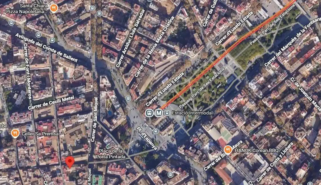 Vista exterior de Pis en venda en  Palma de Mallorca amb Aire condicionat i Balcó