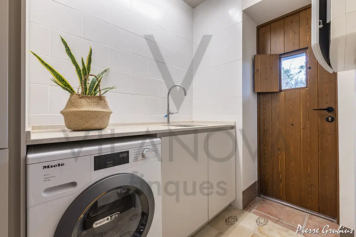 Cuina de Finca rústica en venda en Riudoms amb Calefacció, Jardí privat i Terrassa