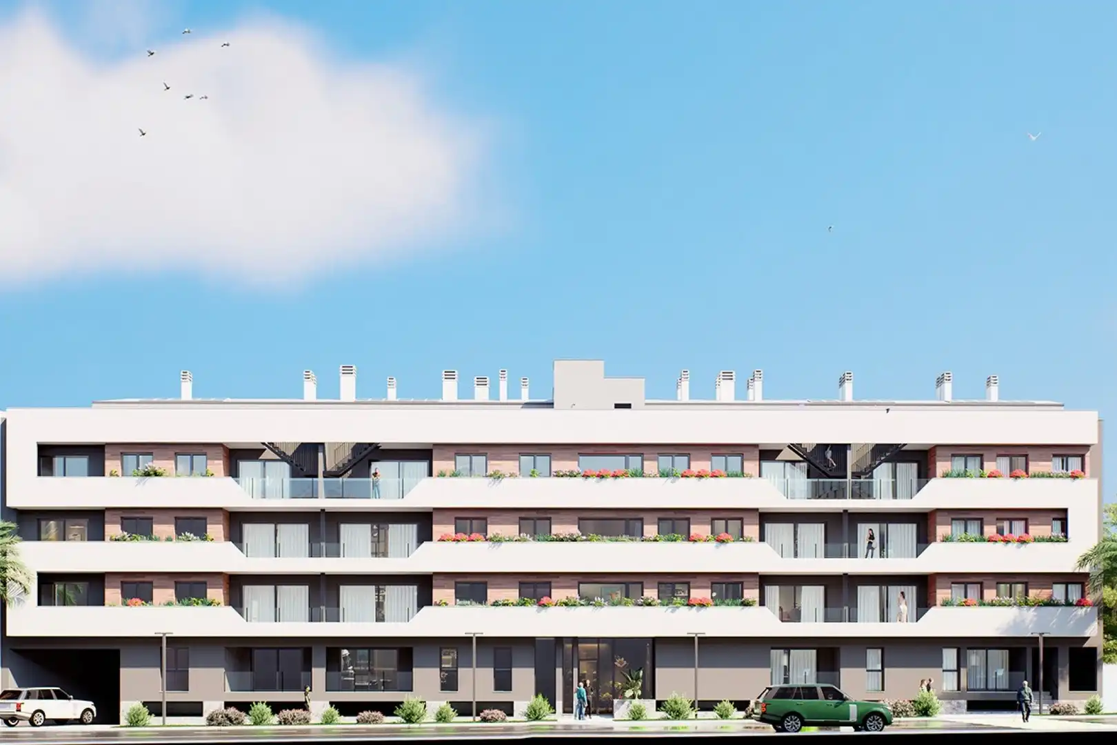 Vista exterior de Piso en venta en San Pedro del Pinatar con Aire acondicionado, Calefacción y Terraza