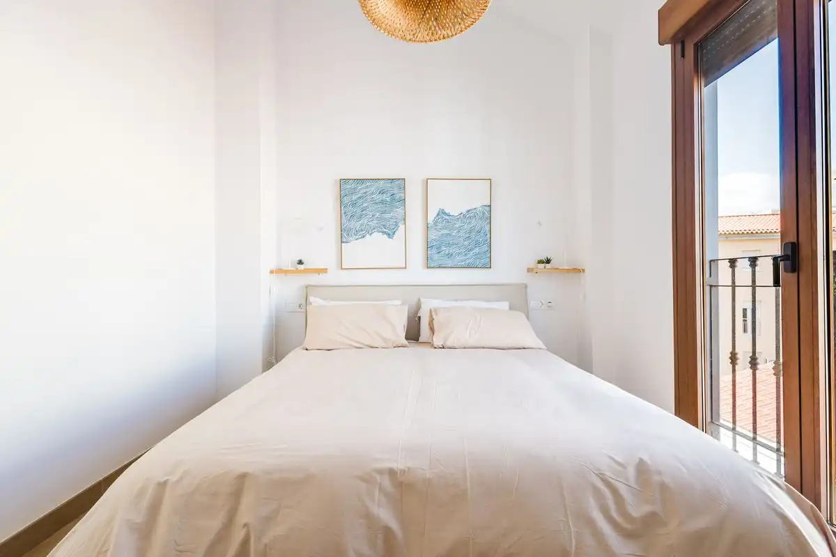 Schlafzimmer von Maisonette zum Verkauf in Málaga mit Klimaanlage, Heizung und Terrasse