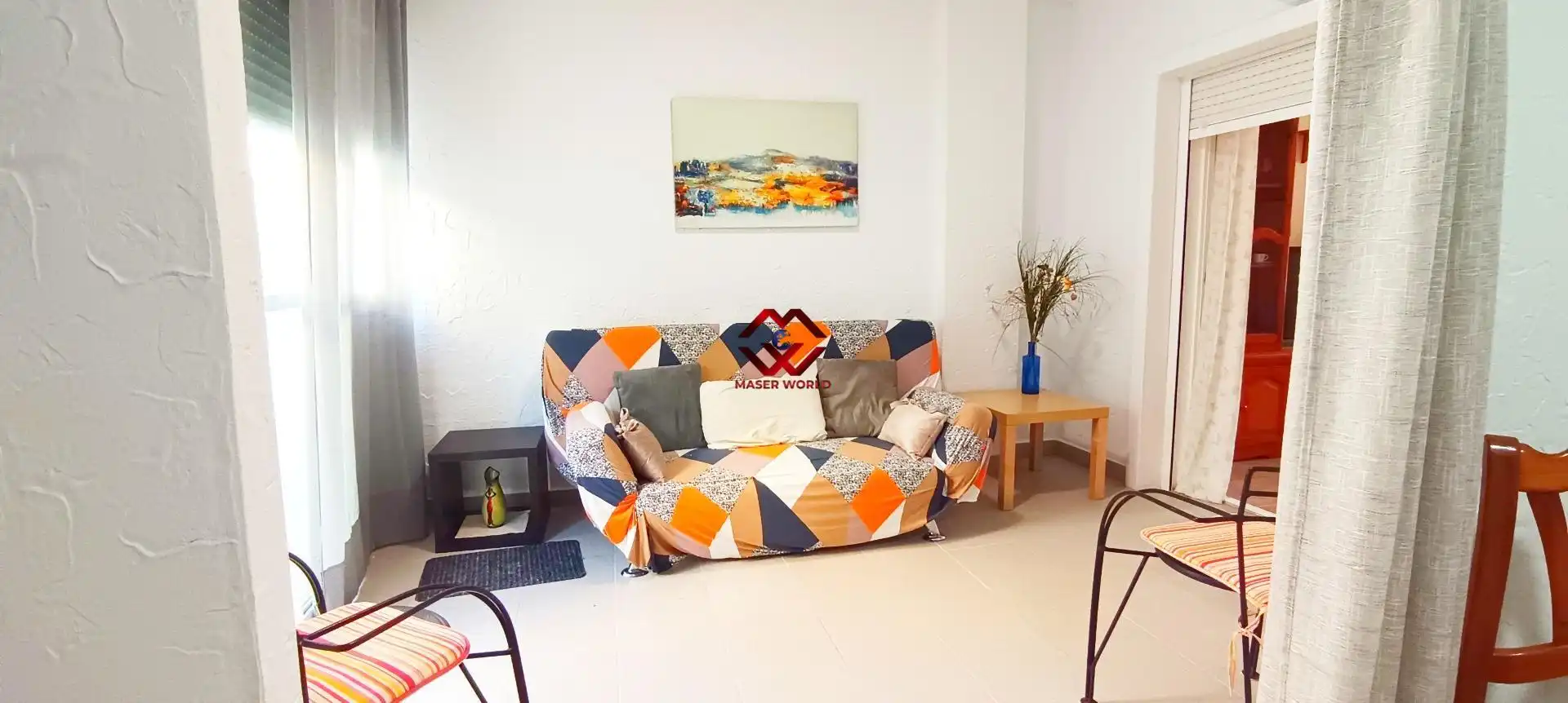 Sala de estar de Planta baja en venta en Mazarrón con Jardín privado, Terraza y Trastero