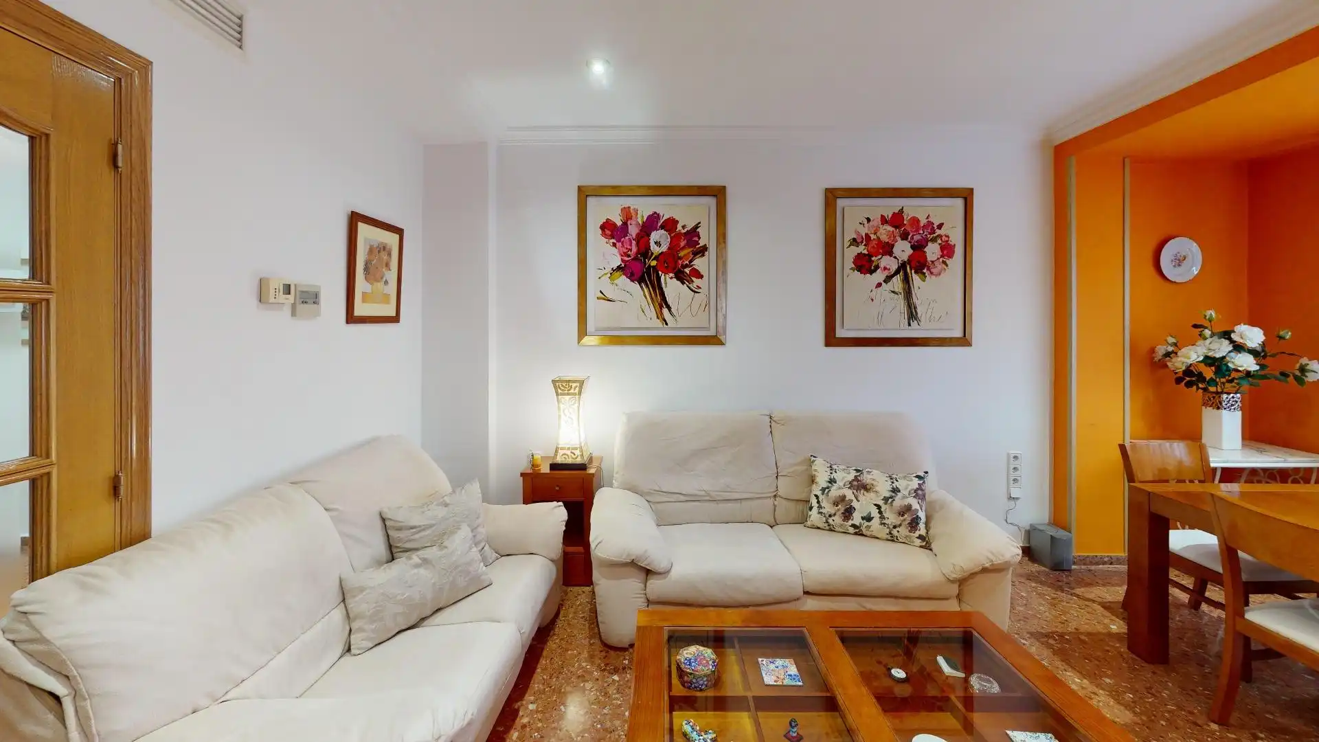 Sala de estar de Piso en venta en Valencia con Aire acondicionado, Calefacción y Balcón