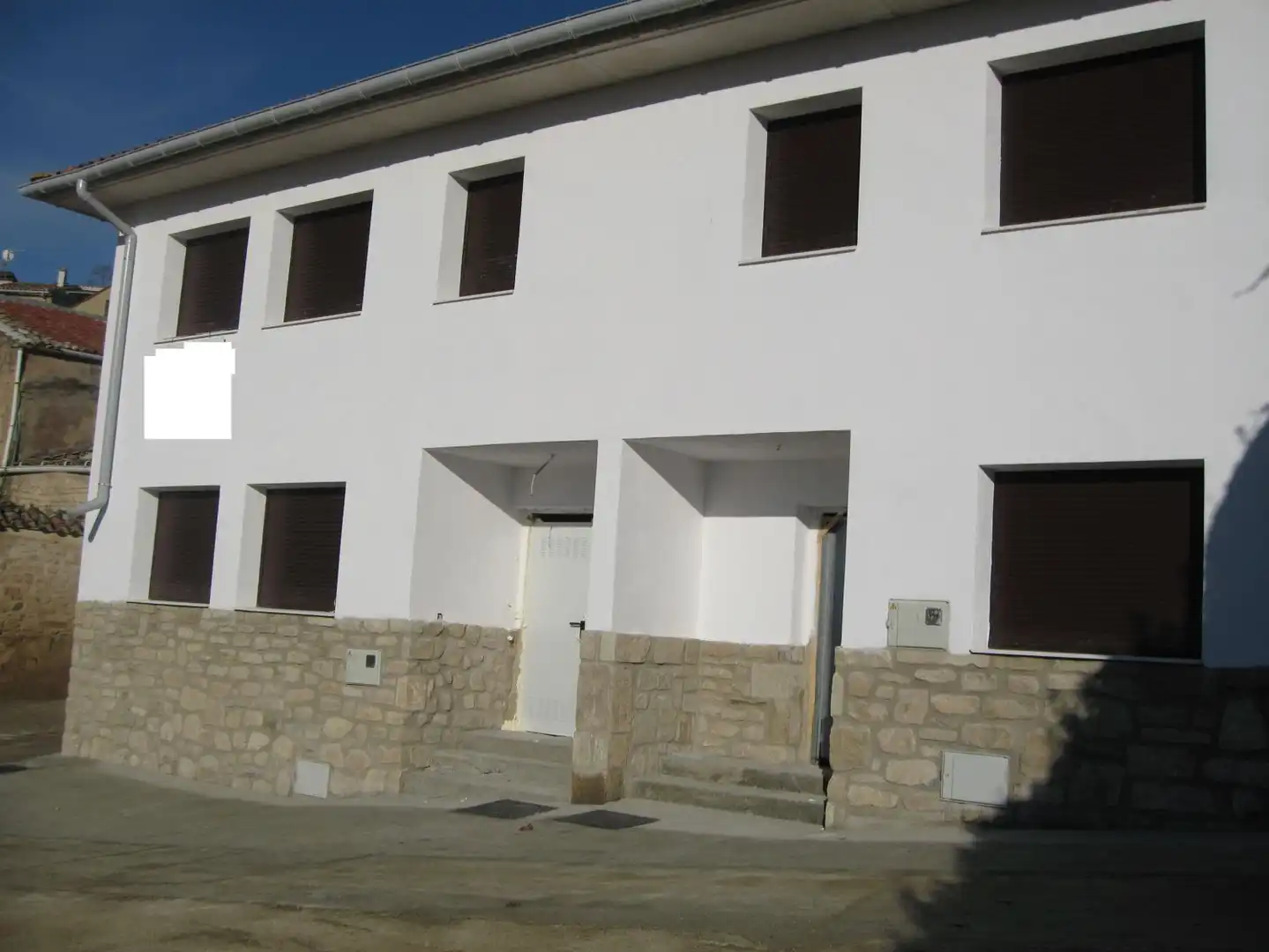 Vista exterior de Casa adosada en venta en Torres del Río con Calefacción