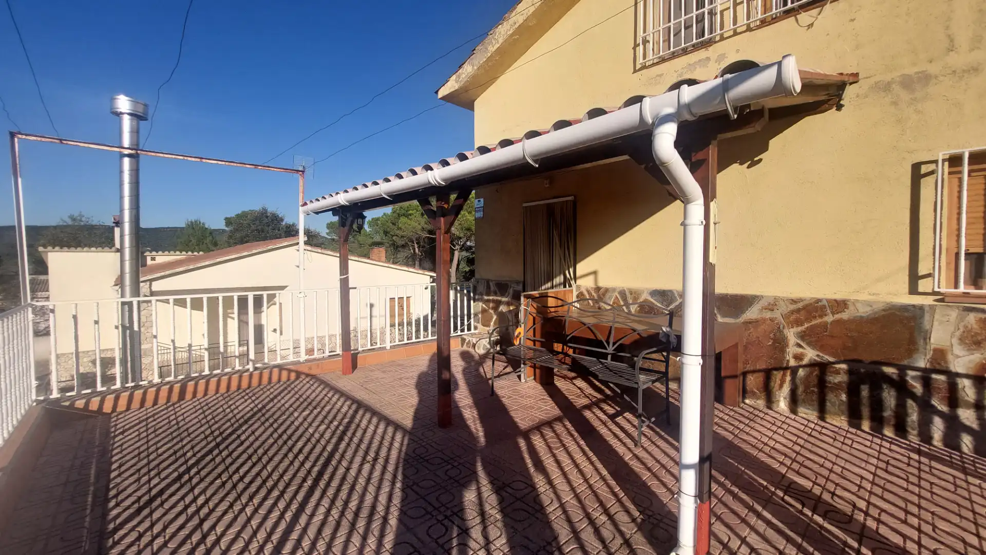 Terrassa de Casa o xalet en venda en Sant Llorenç Savall amb Calefacció, Jardí privat i Terrassa